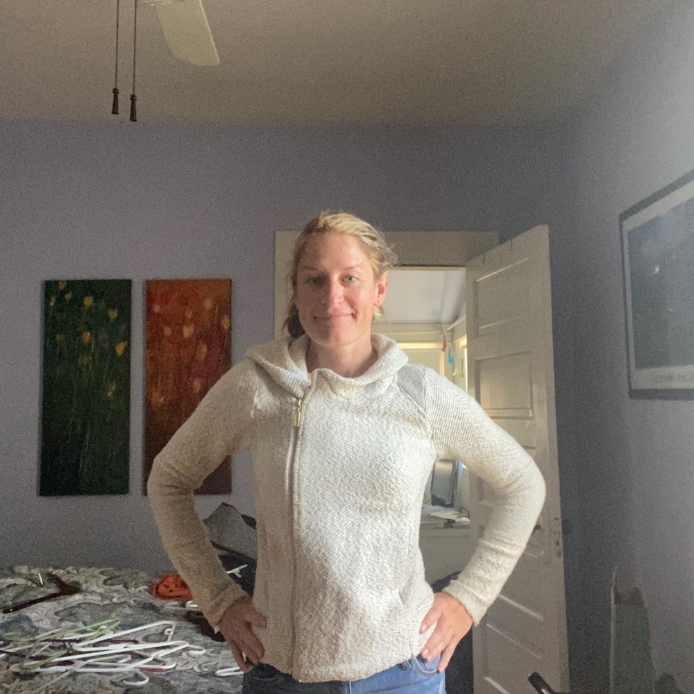 Lucky brand zip up sweater jacket